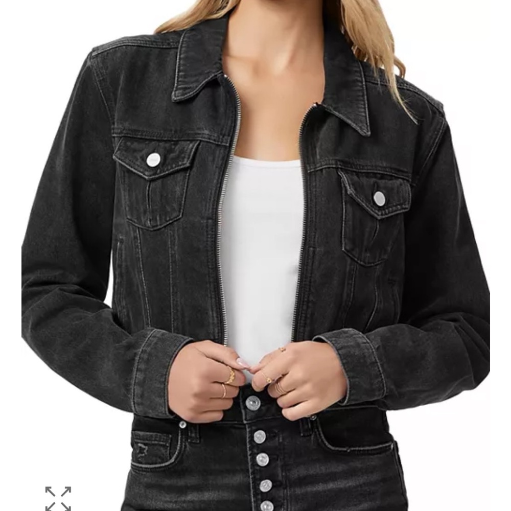 PAIGE Charcoal Jean Jacket